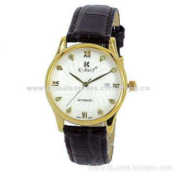 Vintage Gold World Watch, Gold Bezel, Quartz Movement, Diamond Surface